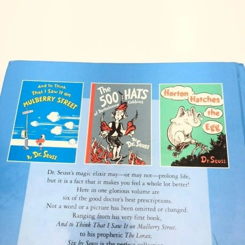 Six By Suess 6 in 1 DR. Suess w/ Discontinued Mulberry Street Book